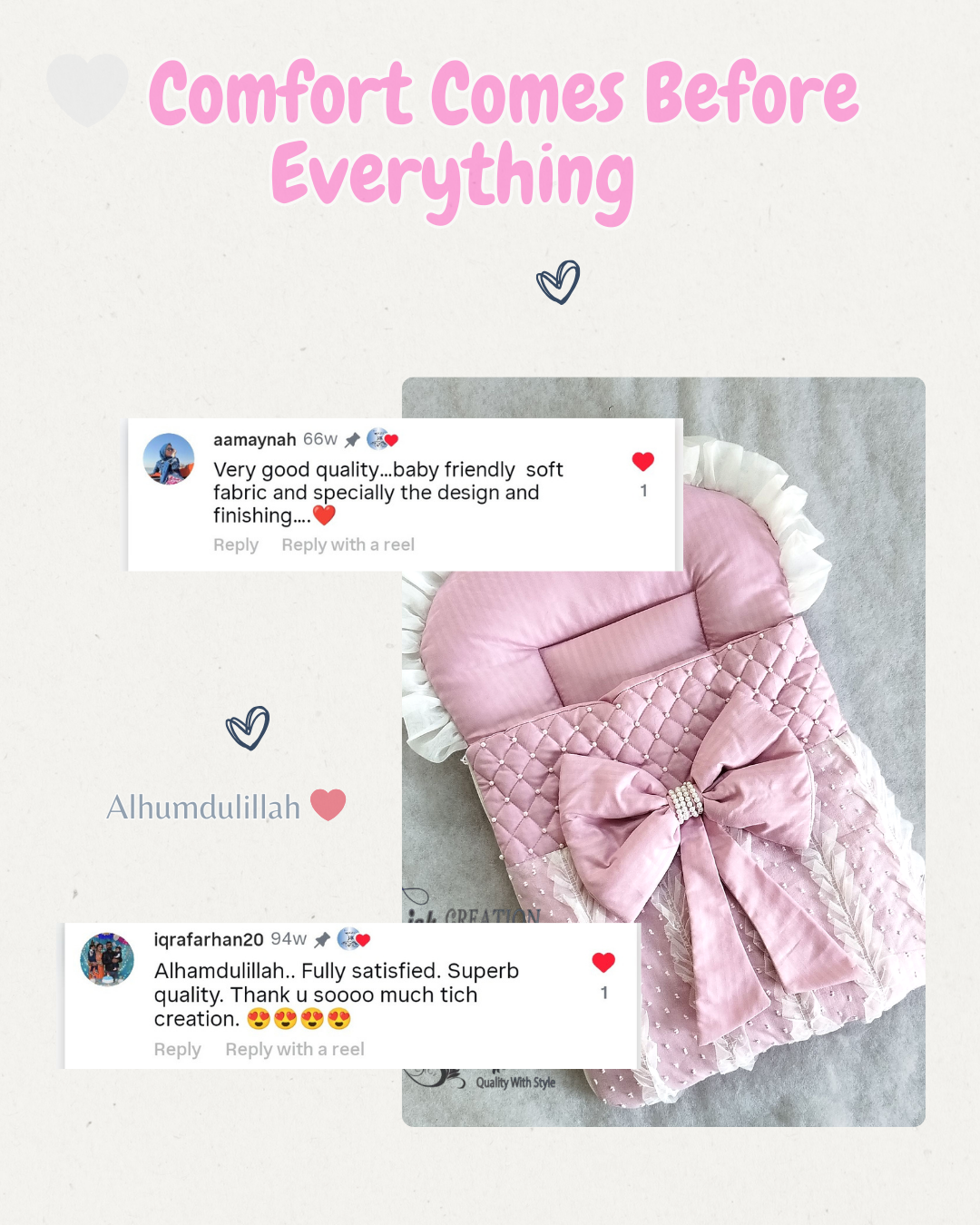 Comfort Comes Before Everything